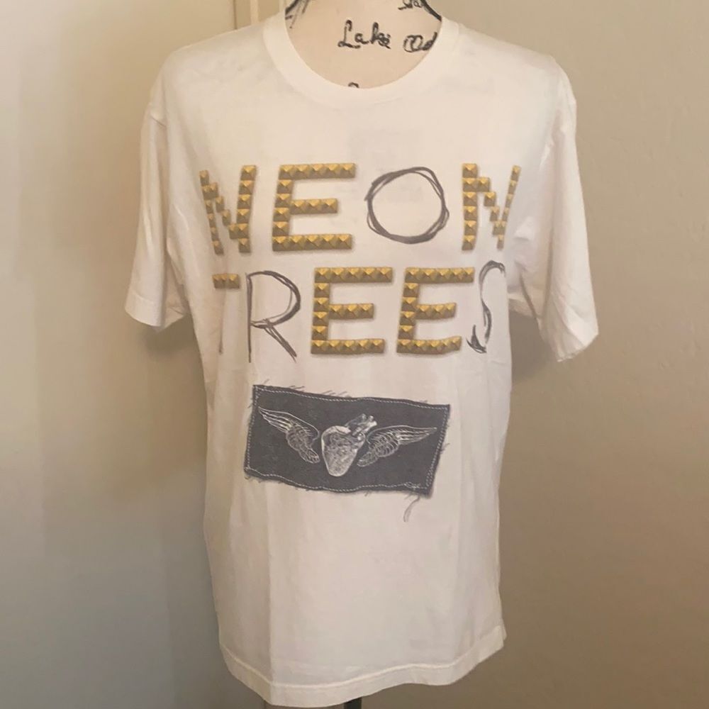 Neon Trees Off White Graphic Shirt